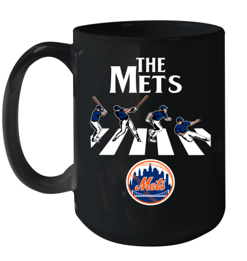 MLB Baseball New York Mets The Beatles Rock Band Shirt Ceramic Mug 15oz