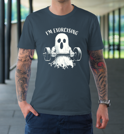I'm Exorcising Funny Ghost Halloween T-Shirt 4