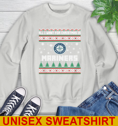 MLB All I Want For Christmas Is Seattle Mariners Baseball Sports 29