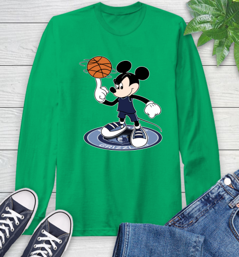 NBA Basketball Memphis Grizzlies Cheerful Mickey Disney Shirt Long Sleeve T-Shirt 8