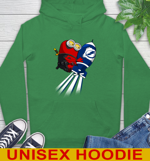 NHL Hockey Tampa Bay Lightning Deadpool Minion Marvel Shirt Hoodie 8