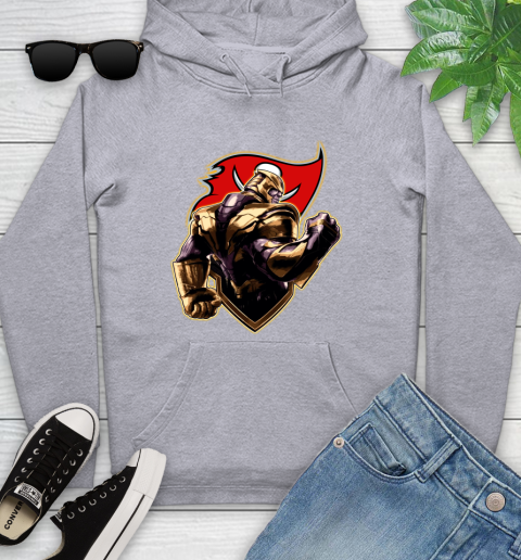 NFL Thanos Avengers Endgame Football Sports Tampa Bay Buccaneers Youth Hoodie 6