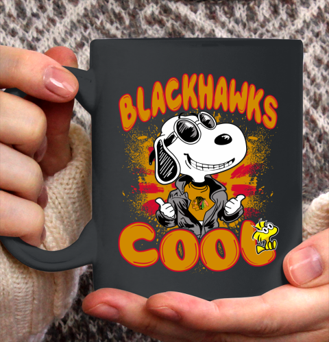 NHL Hockey Chicago Blackhawks Cool Snoopy Shirt Ceramic Mug 15oz