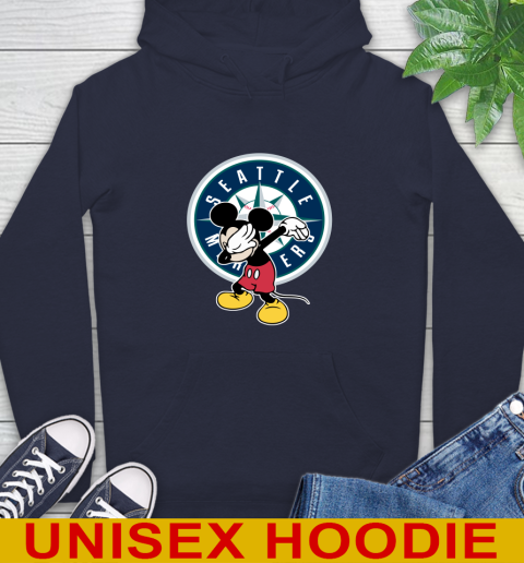 Seattle Mariners MLB Baseball Dabbing Mickey Disney Sports Hoodie 4