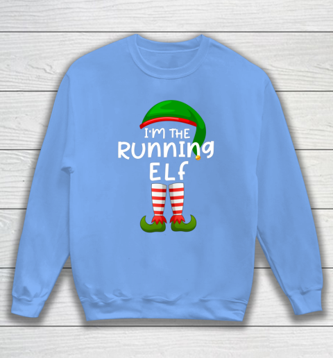 I m The Running Elf Funny Elf Family Matching Christmas Sweatshirt 8