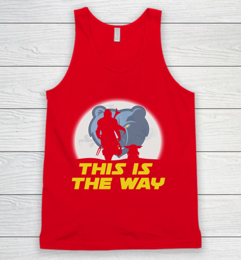 Memphis Grizzlies NBA Basketball Star Wars Yoda And Mandalorian This Is The Way Tank Top 5