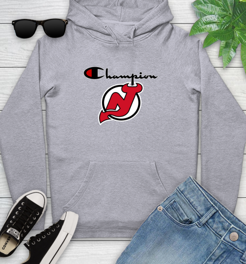 NHL Hockey New Jersey Devils Champion Shirt Youth Hoodie 4