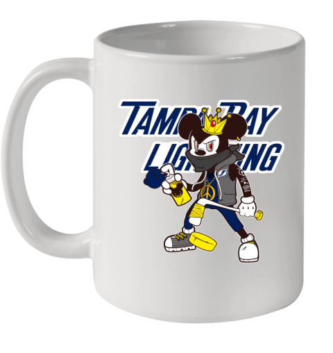 Tampa Bay Lightning NHL Hockey Mickey Peace Sign Sports Ceramic Mug 11oz