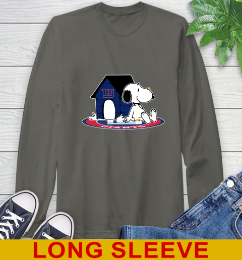 NFL Football New York Giants Snoopy The Peanuts Movie Shirt Long Sleeve T-Shirt 8