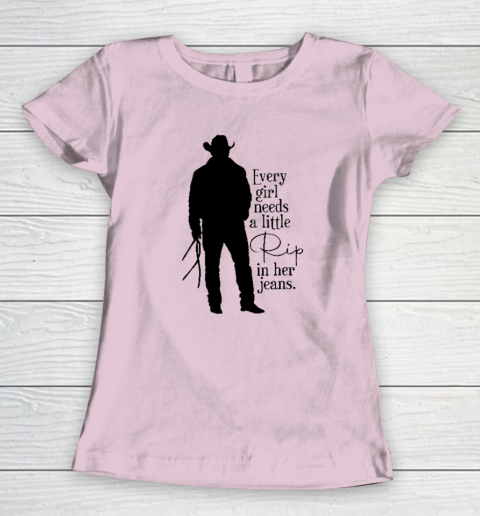 Every Girl Needs A Little Rip In Her Jeans T Shirt Women's T-Shirt 5