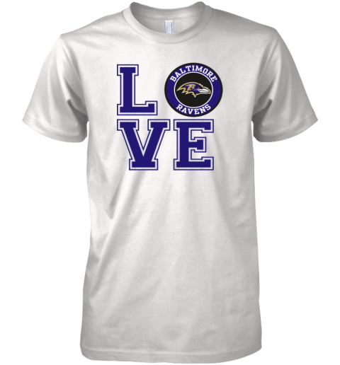 Baltimore Ravens Love Premium Men's T-Shirt