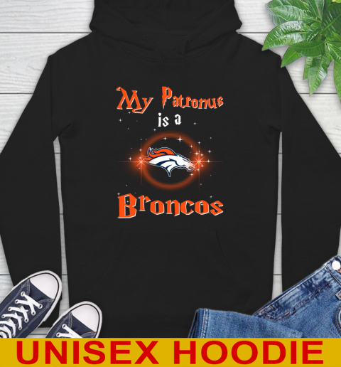 NFL Football Harry Potter My Patronus Is A Denver Broncos Hoodie