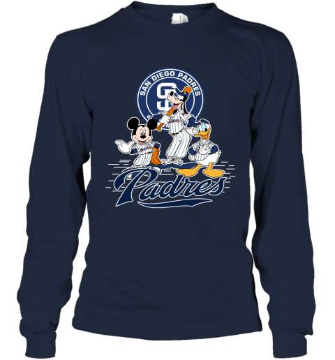 MLB San Diego Padres Mickey Mouse Donald Duck Goofy Baseball T Shirt -  Rookbrand