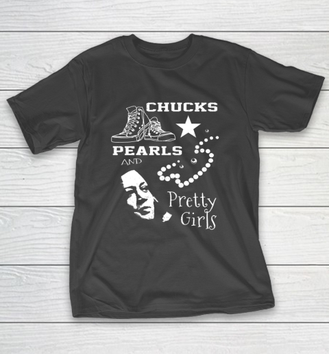 Chucks Pearls and Pretty Girls Kamala Harris Inauguration T-Shirt