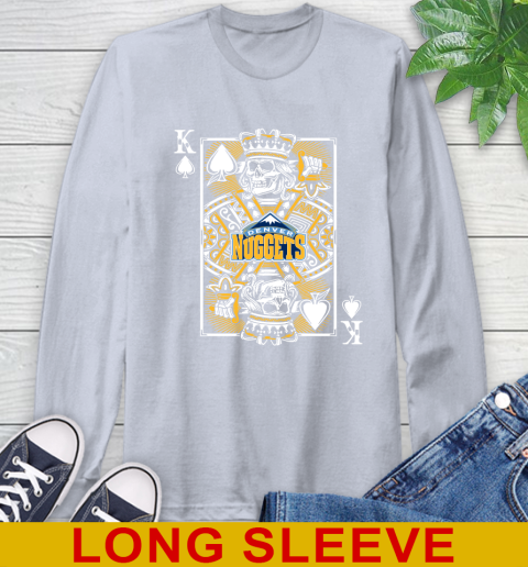 Denver Nuggets NBA Basketball The King Of Spades Death Cards Shirt Long Sleeve T-Shirt 6