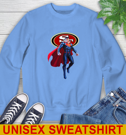 NFL Superman DC Sports Football San Francisco 49ers Sweatshirt 11