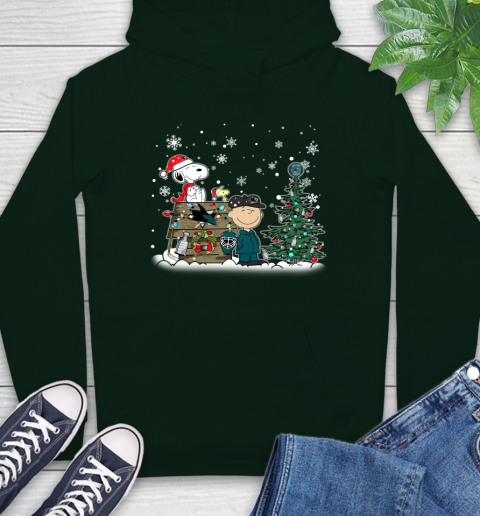 NHL San Jose Sharks Snoopy Charlie Brown Woodstock Christmas Stanley Cup Hockey Hoodie 12