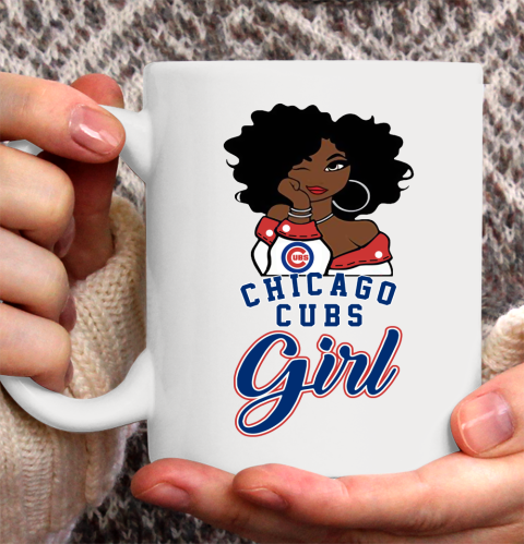 Chicago Cubs Girl MLB Ceramic Mug 11oz 2
