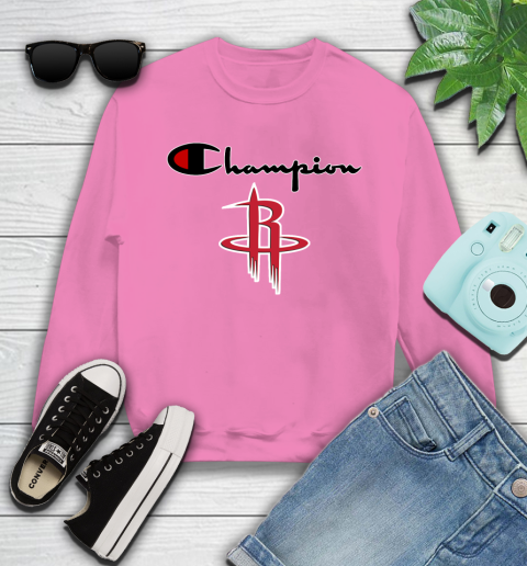 NBA Basketball Houston Rockets Champion Shirt Youth Sweatshirt 3