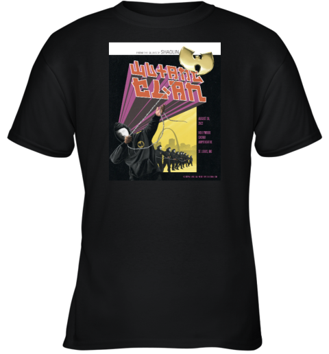 Wu Tang Clan St. Louis August 30, 2022 Hollywood Casino Amphitheatre Youth T-Shirt