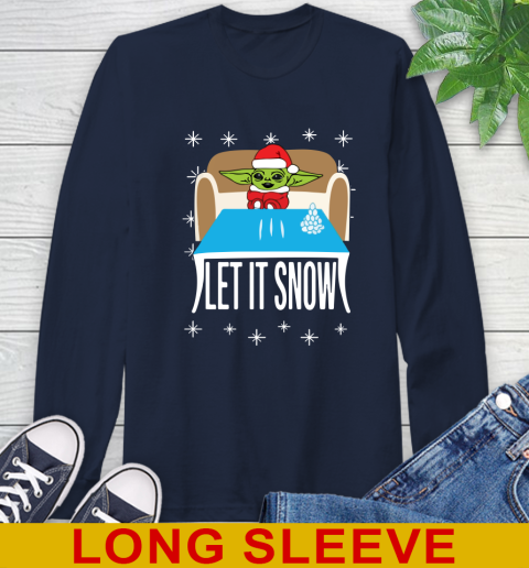 Christmas Baby Yoda And Cocaine Let It Snow Star Wars Shirts 57