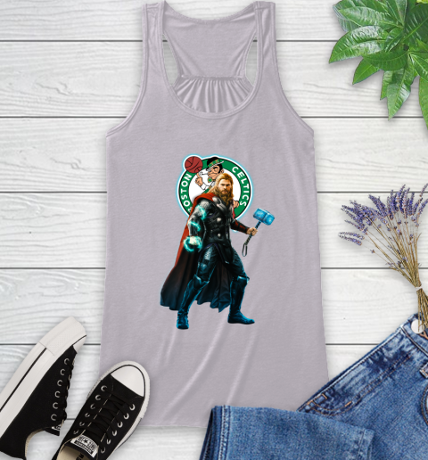 NBA Thor Avengers Endgame Basketball Boston Celtics Racerback Tank 5