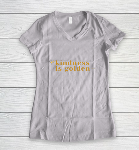 Kindness is Golden Women's V-Neck T-Shirt 2