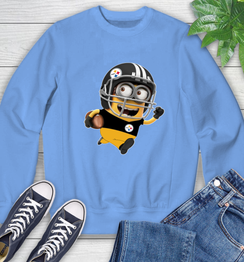 NFL Pittsburgh Steelers Minions Disney Football Sports Sweatshirt 11