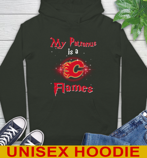 NHL Hockey Harry Potter My Patronus Is A Calgary Flames Hoodie 12