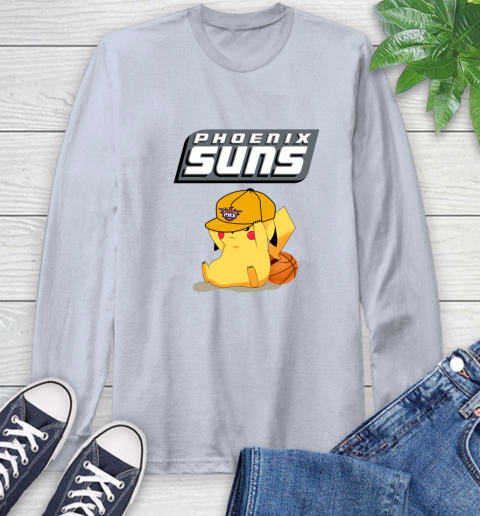 NBA Pikachu Basketball Sports Phoenix Suns Long Sleeve T-Shirt 6
