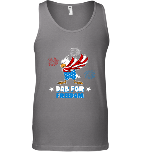 Bald Eagle American Dab For Freedom 4th Of July Tank Top