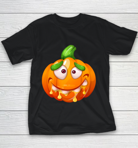 Crazy Funny Pumpkin Monster for Halloween Youth T-Shirt