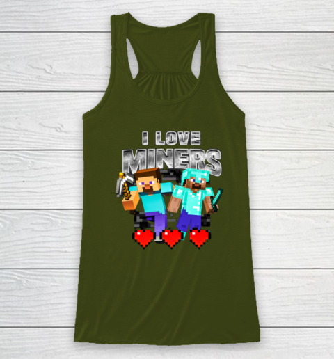 I Love Miners Racerback Tank 2