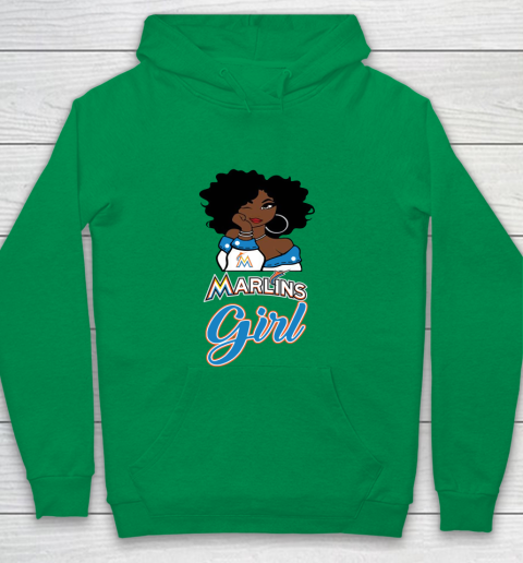 Miami Marlinss Girl MLB Youth Hoodie 6