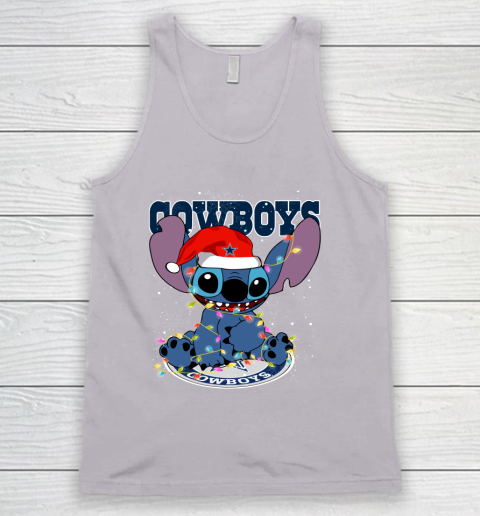 Dallas Cowboys NFL Football noel stitch Christmas Tank Top 2