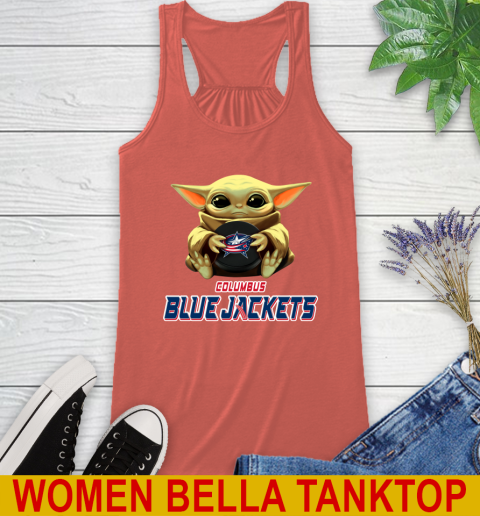 NHL Hockey Columbus Blue Jackets Star Wars Baby Yoda Shirt 40
