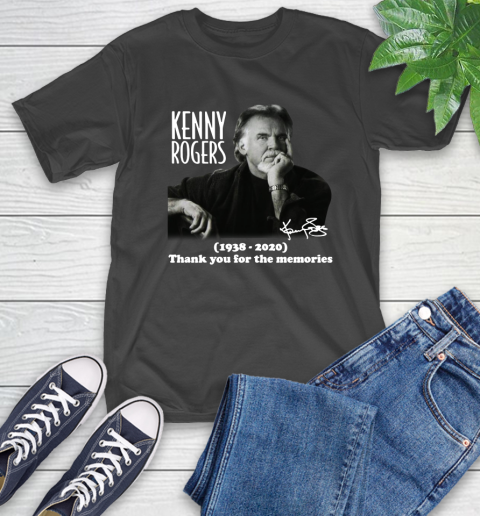 Kenny Rogers 1938 2020 signature thank you for the memories