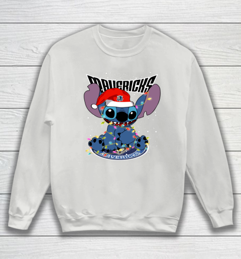 Dallas Mavericks NBA noel stitch Basketball Christmas Sweatshirt 3