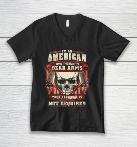 Veteran Shirt Gun Control Right To Bear Arms V-Neck T-Shirt