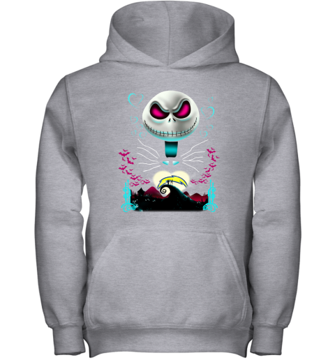 NFL Los Angeles Chargers Jack Skellington Sally The Nightmare Before Christmas Football RQM1Uo7ToBj youth hoodie 43 95 151514 front sport grey