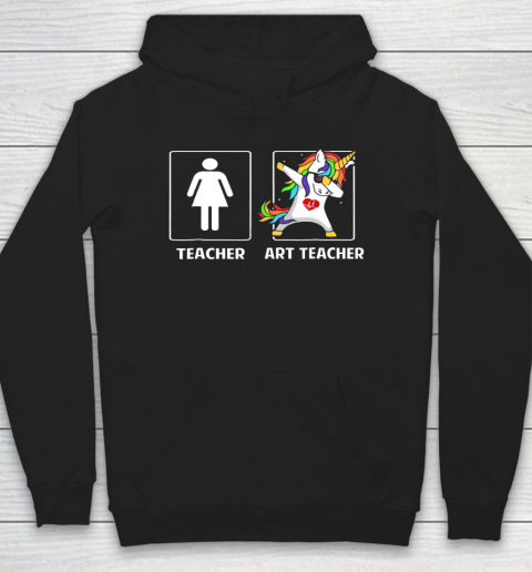 Art Teacher Unicorn Dabbing Funny T Shirt Gifts Dab Dabs Hoodie