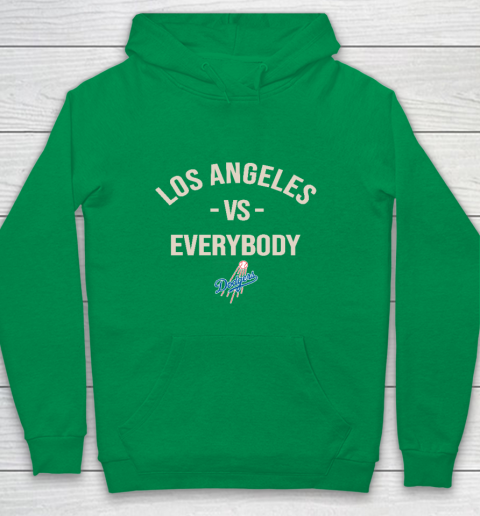 Los Angeles Dodgers Vs Everybody Youth Hoodie 4