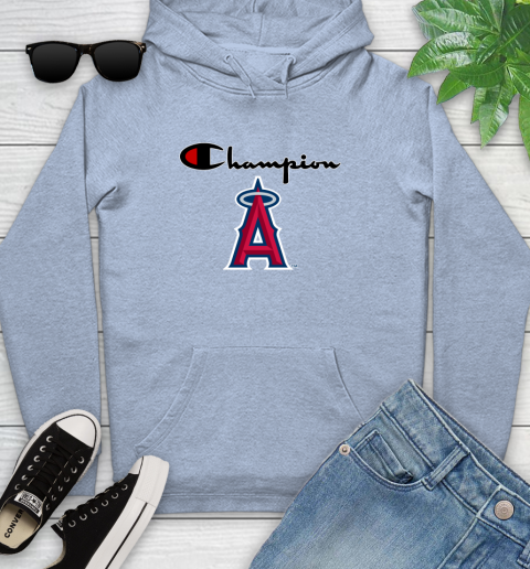 MLB Baseball Los Angeles Angels Champion Shirt Youth Hoodie 7