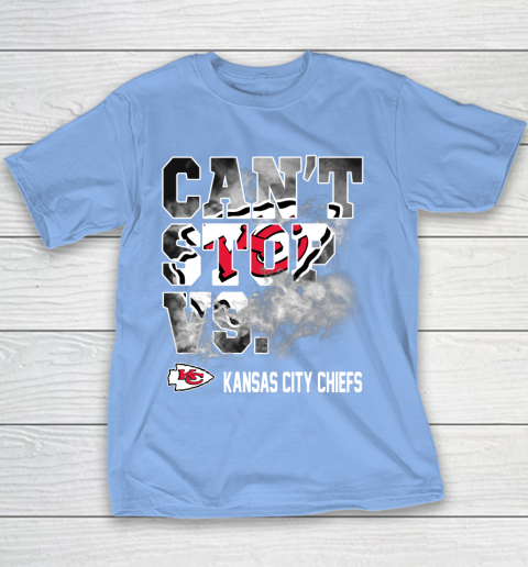 NFL Kansas City Chiefs Can't Stop Vs Youth T-Shirt 8