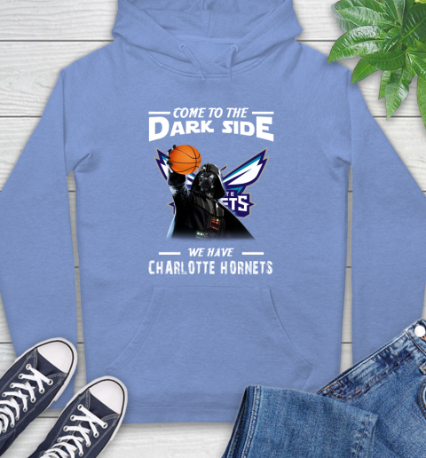 NBA Come To The Dark Side We Have Charlotte Hornets Star Wars Darth Vader Basketball Hoodie 11