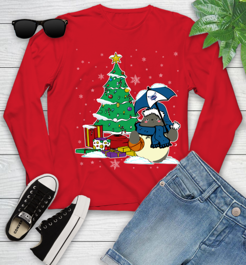 Charlotte Hornets NBA Basketball Cute Tonari No Totoro Christmas Sports Youth Long Sleeve 11