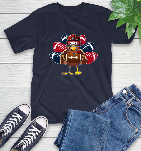 New England Patriots Turkey Thanksgiving Day T-Shirt 4