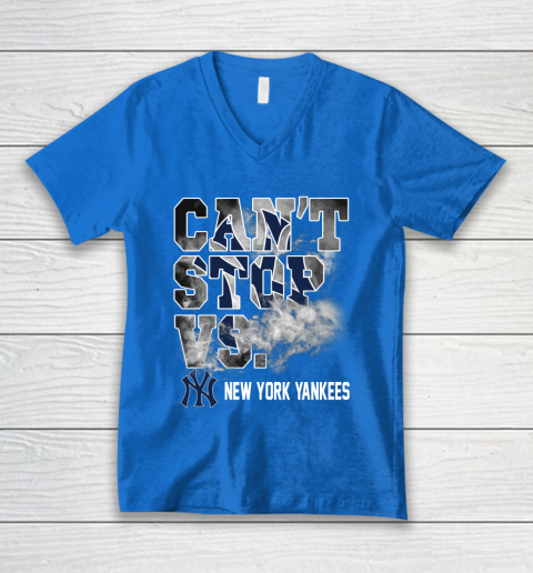 MLB New York Yankees Baseball Can't Stop Vs Yankees V-Neck T-Shirt 5