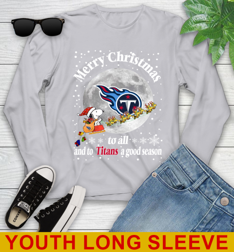 Tennessee Titans Merry Christmas To All And To Titans A Good Season NFL Football Sports Youth Long Sleeve 5