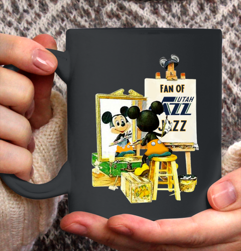 NBA Basketball Utah Jazz Mickey Drawing Shirt 135